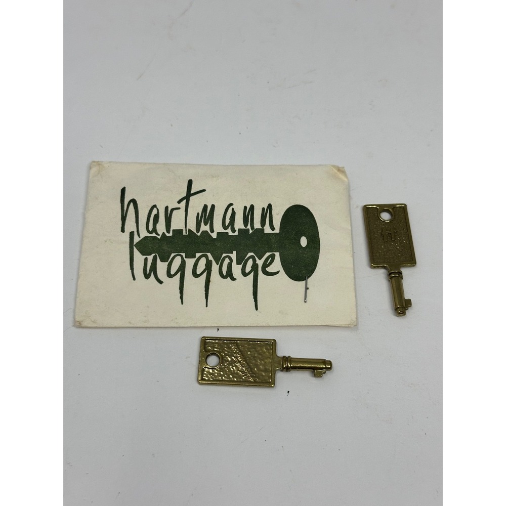 Vintage Pair of Hartmann Luggage Keys Unused